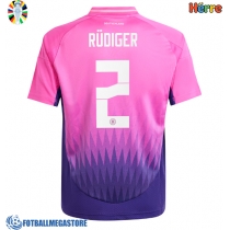 Fotballdrakt Herre Tyskland Antonio Rudiger #2 Bortedrakt EM 2024 Kortermet